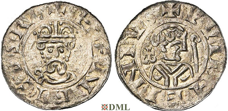 Денарий, Германия, Нижняя Лотарингия, B. Wilhelm (1054-1076), м.д. Groningen, Ilisch 2000 18.7