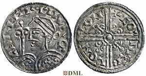 Денарий, Англия, Harold I (1035-1040), м.д. London, монетарий Godric, North 803