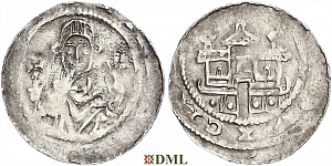 Денарий, Германия, Саксония, Hartwig (1079-1102), м.д. Magdeburg, Dbg. -