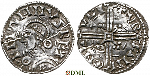 Денарий, Дания, Magnus I (1042-1047), м.д. Lund, Hbg. 6
