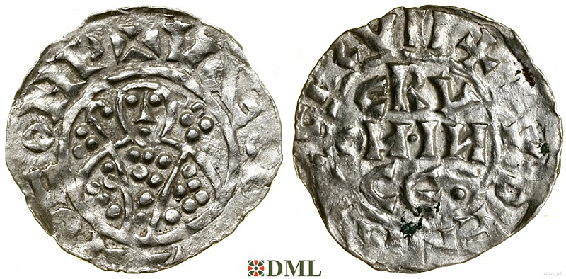 Денарий, Германия, Нижняя Лотарингия, Bernold (1040-1054), м.д. Groningen, Ilisch 2000 18.1