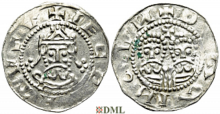 Денарий, Германия, Нижняя Лотарингия, Gf. Egbert II (1068-1090), м.д. Dokkum, Ilisch 2000, 22.5