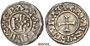 Денье, Каролинги, Charles le Chauve (840-877), м.д. Chartres, Depeyrot 278