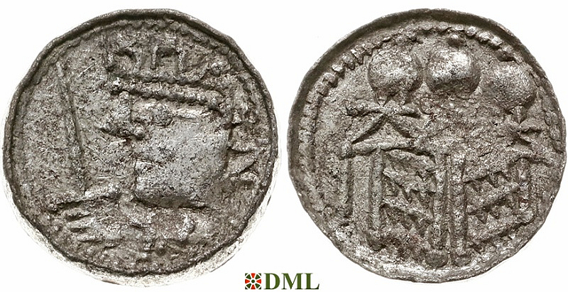 Денарий, Польша, Bolesław II (1058-1080)