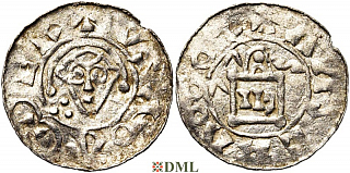 Денарий, Германия, Нижняя Лотарингия, Godfried (†1069), м.д. Merum, Ilisch 2000, 24.3