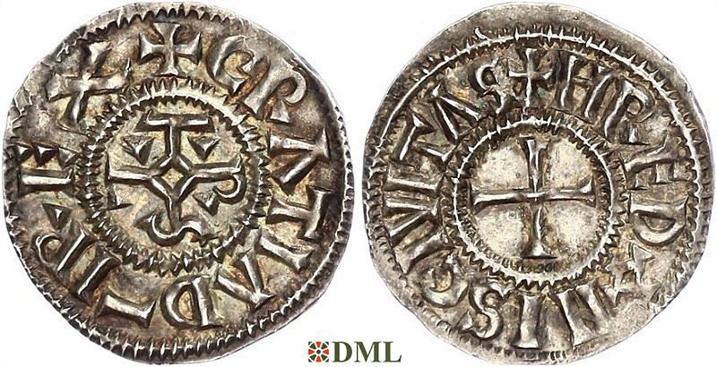 Денье, Каролинги, Charles le Chauve (840-877), м.д. Rennes, Depeyrot 856