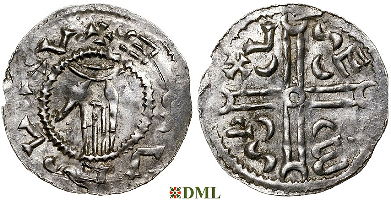Денарий, Моравия, Břetislav I  (1019-1034), Šmerda 310b