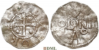 Денарий, Германия, Нижняя Лотарингия, Otto I (936-973), м.д. Koln, Dbg 331