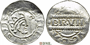 Денарий, Германия, Нижняя Лотарингия, Bruno III (1050-1057), м.д. Dokkum, Ilisch 2000, 21.22