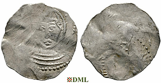 Денарий, Германия, Франкония, Heinrich III (1039-1056), м.д. Speyer, Dbg. 1845