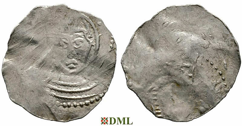 Денарий, Германия, Франкония, Heinrich III (1039-1056), м.д. Speyer, Dbg. 1845