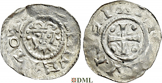Денарий, Германия, Нижняя Лотарингия, Hermann (1059-1074), м.д. Jever, Dbg. 597