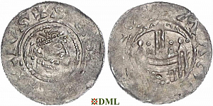 Денарий, Германия, Саксония, Anonymous bishop, м.д. Magdeburg, Dbg. 648