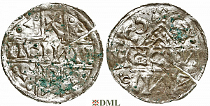 Денарий, Германия, Бавария, Heinrich V (1018-1023), м.д. Salzburg, монетарий CCI, Hahn 1976, 99c4.A