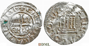 Денарий, Германия, Нижняя Лотарингия, Konrad II (1027-1039), Pilgrim (1027-1036), м.д. Koln, Dbg. 381