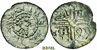 Денарий, Германия, Нижняя Лотарингия, Hermann (1020-1051), м.д. Emden, Dbg. 773