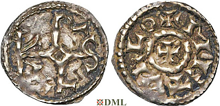 Обол, Каролинги, Charles le Chauve (840-877), м.д. Melle, Depeyrot 625