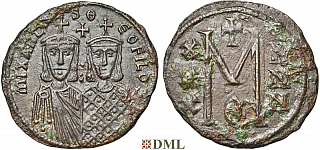 AE Фолис, Византия, Michel II dAmorium et Théophile (821-829), м.д. Constantinople