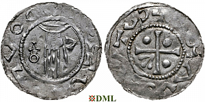 Денарий, Чехия, Boleslav II (972/973-999), м.д. Prague, Šmerda 1996, 29a