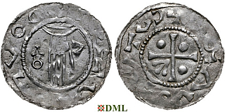 Денарий, Чехия, Boleslav II (972/973-999), м.д. Prague, Šmerda 1996, 29a