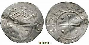 Денарий, Германия, Нижняя Лотарингия, Heinrich IV (1056-1106), м.д. Tiel, Ilisch 2000, 3.22