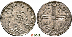 Денарий, Дания, Sven Estridsen (1047-1075), м.д. Viborg, Hbg. 57