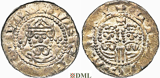 Денарий, Германия, Нижняя Лотарингия, Gf. Egbert II (1068-1090), м.д. Leeuwarden, Ilisch 2000 22.10
