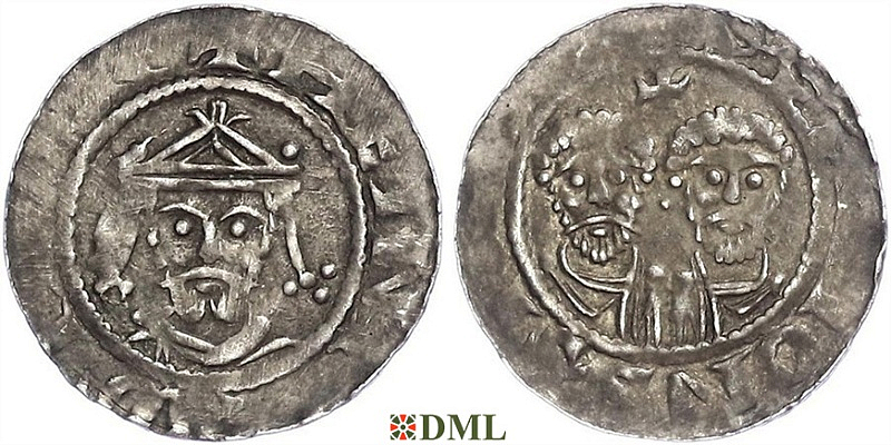 Обол, Германия, Саксония, Heinrich III (1046-1056), м.д. Goslar, Dbg. 667
