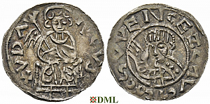 Денарий, Чехия, Богемия, Oldřich (1012-1034), м.д. Praga, Šmerda 137