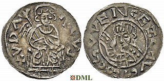 Денарий, Чехия, Богемия, Oldřich (1012-1034), м.д. Praga, Šmerda 137