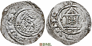 Денарий, Германия, Франкония, Heinrich III (1039-1056), м.д. Mainz, Dbg. 793