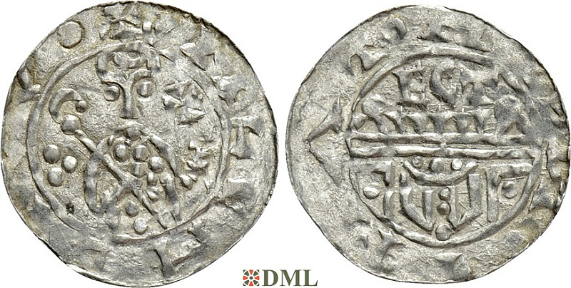 Денарий, Германия, Нижняя Лотарингия, B. Wilhelm (1054-1076), м.д. Utrecht, Ilisch 2000, 10.10
