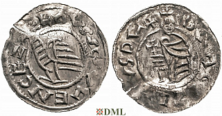 Денарий, Чехия, Богемия, Břetislav I (1034-1055), Šmerda 1996, 148a
