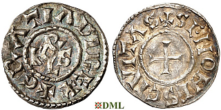 Денье, Каролинги, Charles le Chauve (840-877), м.д. Sens, Depeyrot 929