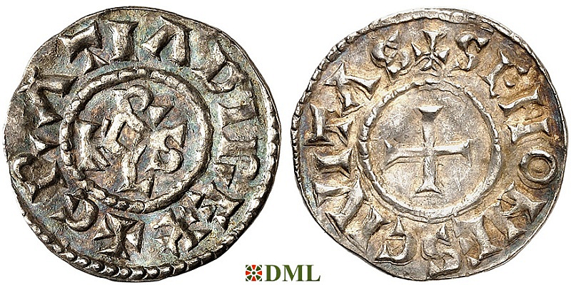 Денье, Каролинги, Charles le Chauve (840-877), м.д. Sens, Depeyrot 929