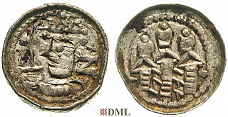 Денарий, Польша, Bolesław II (1058-1080)