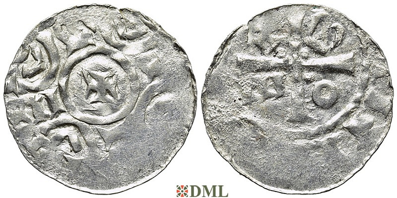 Денарий, Германия, Саксония, Anonymous bishop, Unknown mints (Lower Elbe region), Dbg. 1786