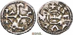 Обол, Каролинги, Charles le Chauve (840-877), м.д. Melle, Depeyrot 625