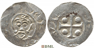 Денарий, Германия, Нижняя Лотарингия, B. Bernold (1046-1054), м.д. Deventer