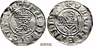 Денарий, Германия, Нижняя Лотарингия, B. Wilhelm (1054-1076), м.д. Groningen, Ilisch 2000 18.7