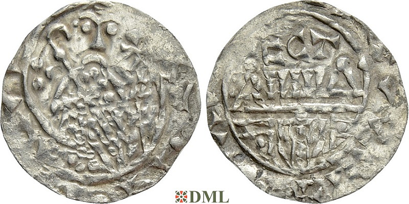 Денарий, Германия, Нижняя Лотарингия, B. Wilhelm (1054-1076), м.д. Utrecht, Ilisch 2000, 10.5