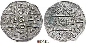 Денарий, Германия, Бавария, Hartwig (1009-1023), м.д. Salzburg, монетарий ОCH, Hahn 1976, 103