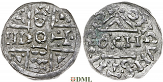 Денарий, Германия, Бавария, Hartwig (1009-1023), м.д. Salzburg, монетарий ОCH, Hahn 1976, 103