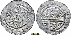 Денарий, Германия, Нижняя Лотарингия, Wilhelm (1054-1076), м.д. Utrecht, Ilisch 2000, 10.10