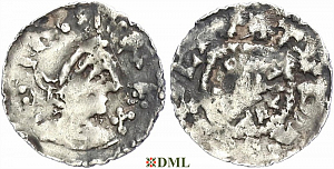 Денарий, Германия, Нижняя Лотарингия, Heinrich II (1002-1024), м.д. регион Meuse, Ilisch 2014 35.9