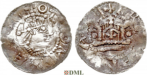 Денарий, Германия, Швабия, B. Uto III (950-965), м.д. Strasbourg, Dbg. 932