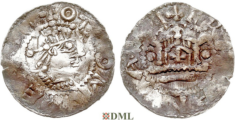 Денарий, Германия, Швабия, B. Uto III (950-965), м.д. Strasbourg, Dbg. 932
