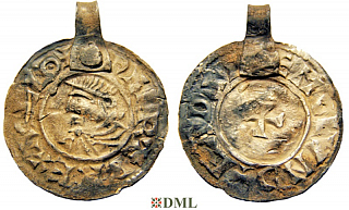 Денарий, Англия, Æthelred II (978-1016), м.д. London, монетарий Eadsige, North 777