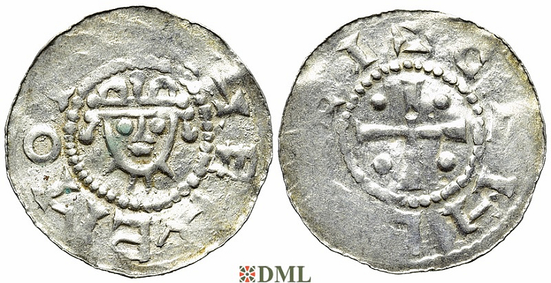 Денарий, Германия, Нижняя Лотарингия, Hermann (1059-1074), м.д. Jever, Dbg 597