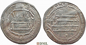 Дирхам, Аббасиды, халиф al-Mahdi (775—785), м.д. Madinat al-Salam, 161г.х.